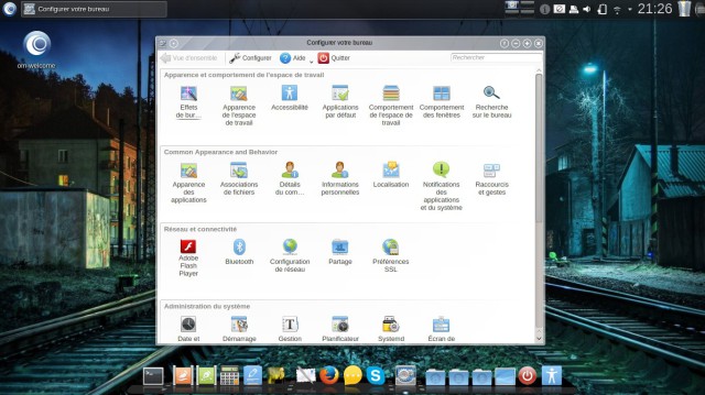 Openmandiva configurer votre bureau